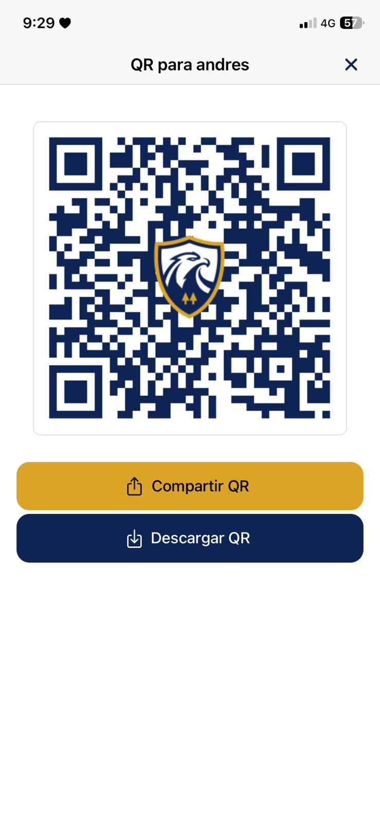 Código QR generado
